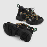 Gucci FLASHTRACK MEN'S SNEAKERS WITH REMOVABLE CRYSTALS