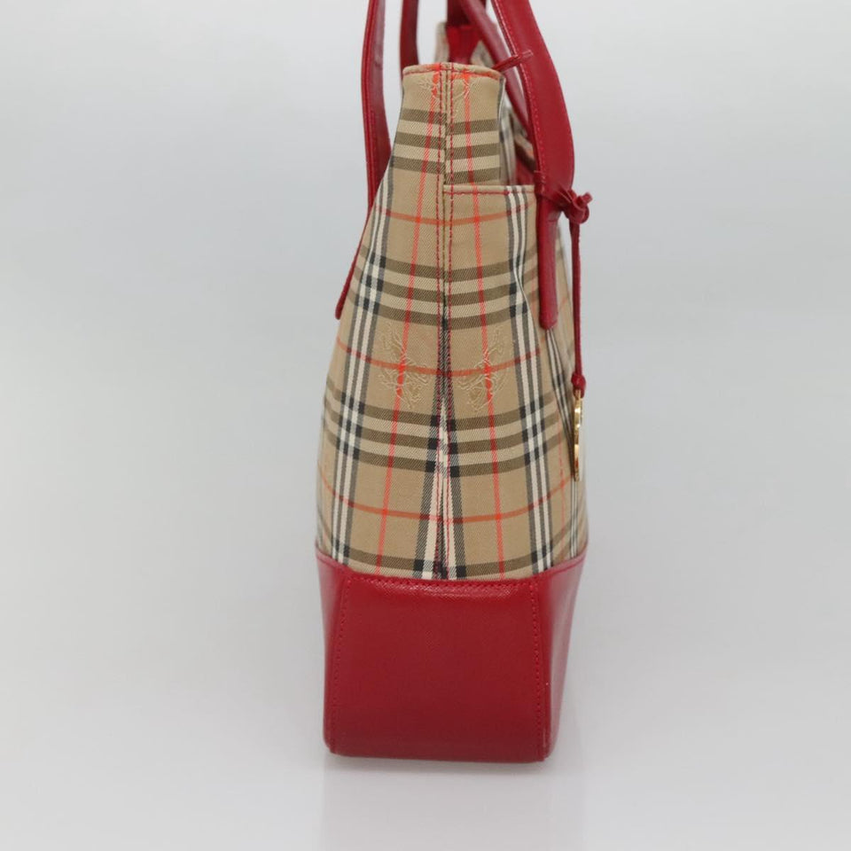 Burberry Nova Check Beige Canvas Tote Bag ( )