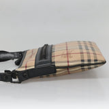Burberry Nova Check Beige Leather Shoulder Bag ( )