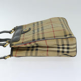 Burberry Nova Check Beige Canvas Shoulder Bag ( )