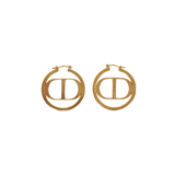 Christian Dior 'Montaigne' Hoop Earrings