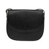 Burberry Black Leather Shoulder Bag ( )