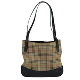 Burberry Nova Check Beige Canvas Tote Bag ( )