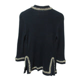 Chanel Chain Trim Rib Knit igan