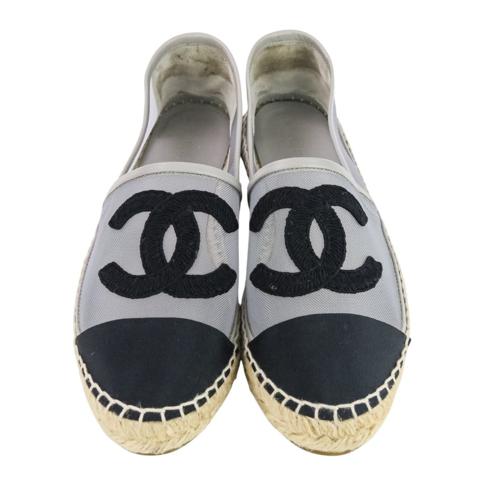 Chanel Coco Mark Mesh Espadrille