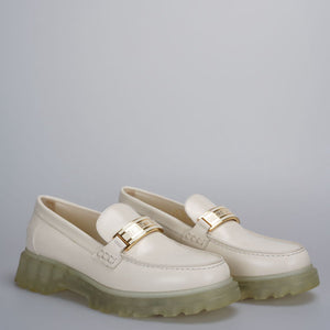 Christian Dior White Loafers 36.5