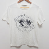 Christian Dior Logo Bird Print Cotton T-shirt