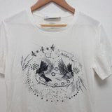 Christian Dior Logo Bird Print Cotton T-shirt