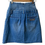 Chanel Coco Mark Panel Denim Skirt