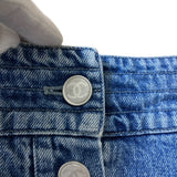 Chanel Coco Mark Button Denim Skirt