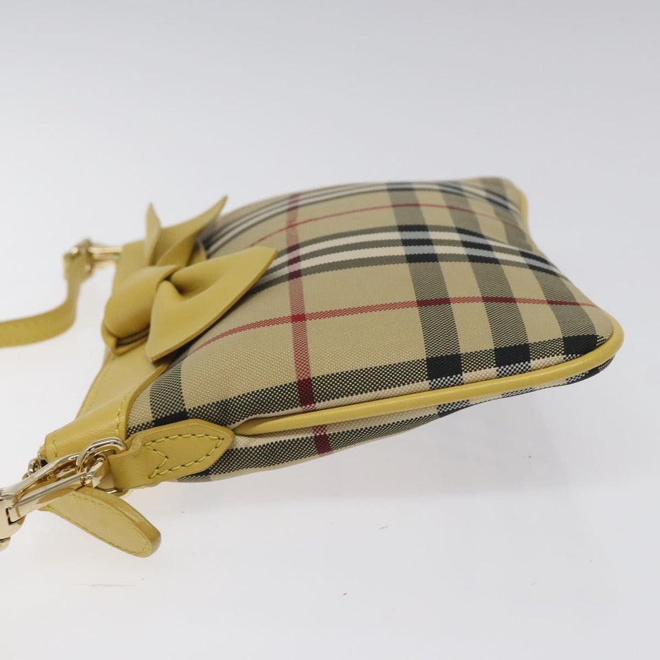 Burberry Nova Check Beige Canvas Shoulder Bag ( )