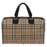 Burberry Nova Check Beige Canvas, Leather Travel Bag ( )