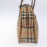 Burberry Nova Check Beige Canvas Handbag ( )