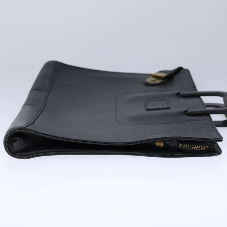 Burberry Black Leather Briefcase Bag ( )