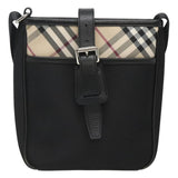 Burberry Nova Check Black Nylon Shoulder Bag ( )