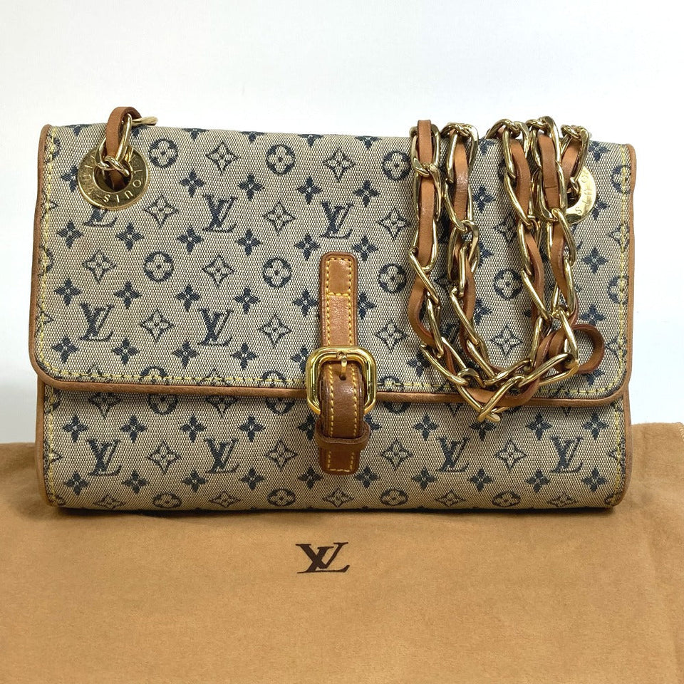 Louis Vuitton Monogram Mini Camille Crossbody Shoulder Shoulder Bag Monogram Mini Canvas Blue