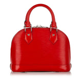 Louis Vuitton Alma BB Red Epi Handbag