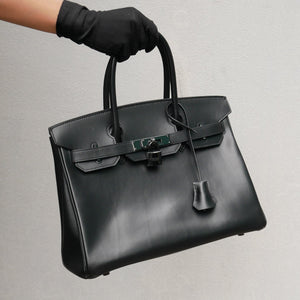 Hermes * 2011 BIRKIN 30 So Black Box calf