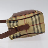 Burberry Haymarket Beige Canvas Shoulder Bag ( )