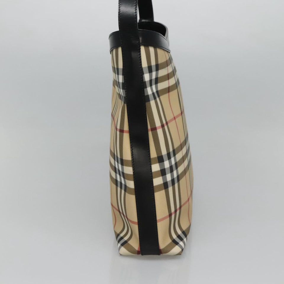 Burberry Nova Check Beige Canvas Shoulder Bag ( )