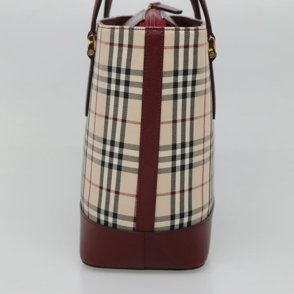 Burberry Nova Check Beige Canvas Tote Bag ( )