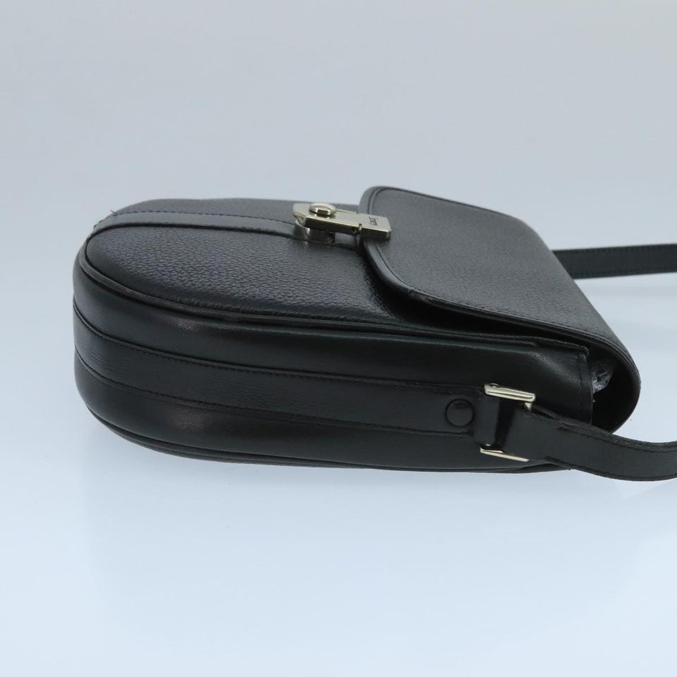 Burberry Black Leather Shoulder Bag ( )