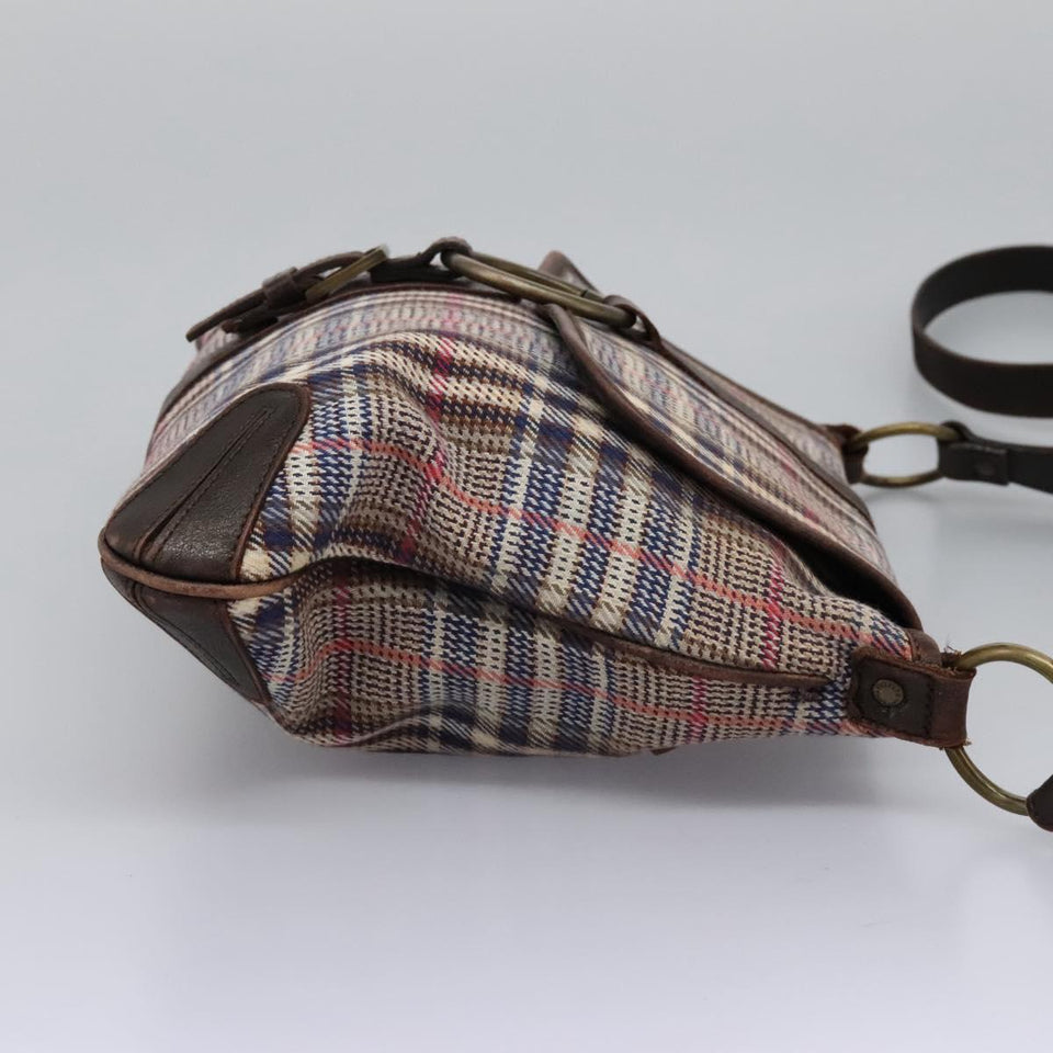Burberry Blue Label Beige Canvas Shoulder Bag ( )