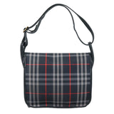 Burberry Navy Canvas Shoulder Bag ( )