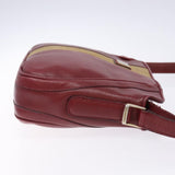 Burberry Red Leather Shoulder Bag ( )