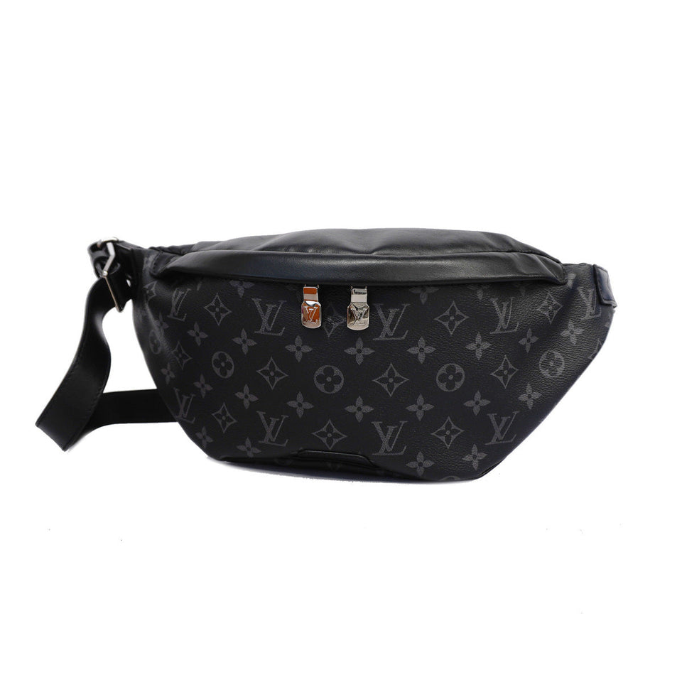 Louis Vuitton Monogram Eclipse Body Bag Bum Bag Black