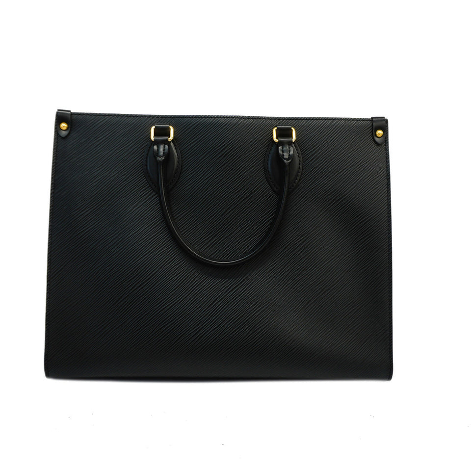 Louis Vuitton 2Way Epi On The Go MM Noir Handbag