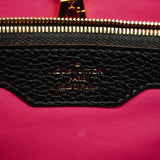 Louis Vuitton Handbag Taurillon Capucines MM Black