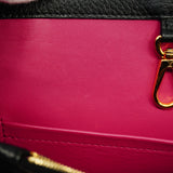 Louis Vuitton Handbag Taurillon Capucines MM Black