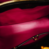 Louis Vuitton Handbag Taurillon Capucines MM Black