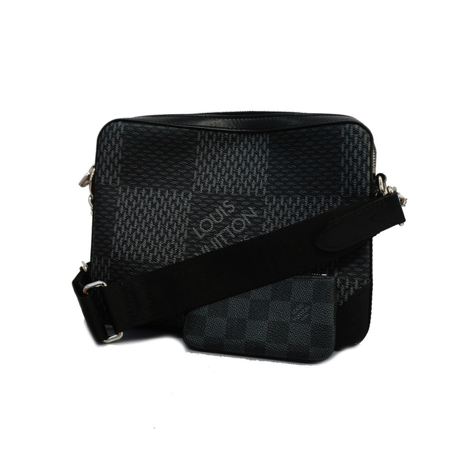 Louis Vuitton Shoulder Bag Damier Graphite 3D Trio Messenger