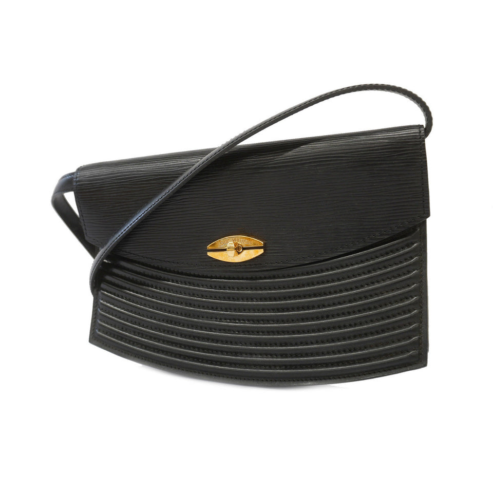 Louis Vuitton Shoulder Bag Epi Purbourg Noir