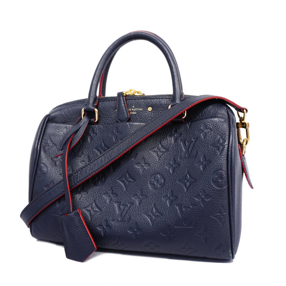 Louis Vuitton Implant Speedy Bandouliere 25 Marine Rouge Shoulder Bag