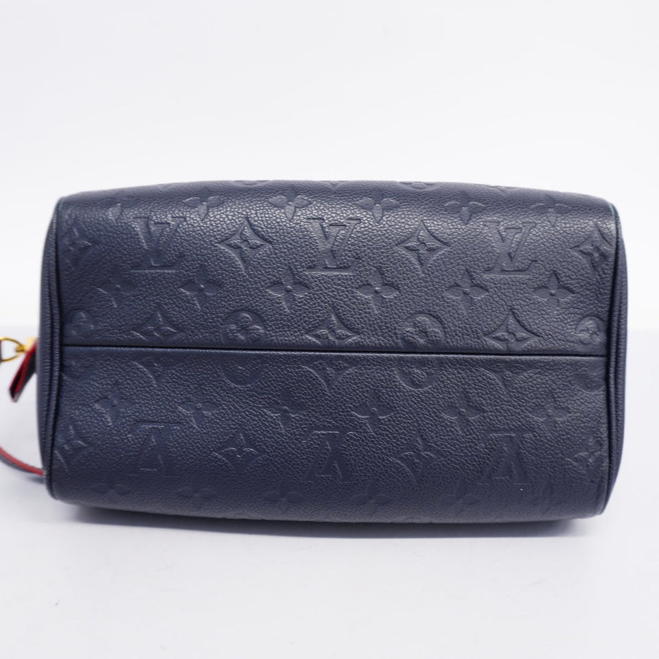 Louis Vuitton Implant Speedy Bandouliere 25 Marine Rouge Shoulder Bag