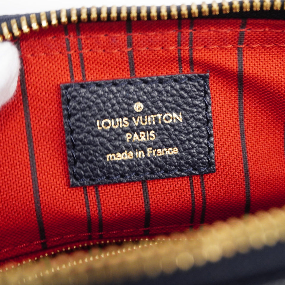 Louis Vuitton Implant Speedy Bandouliere 25 Marine Rouge Shoulder Bag