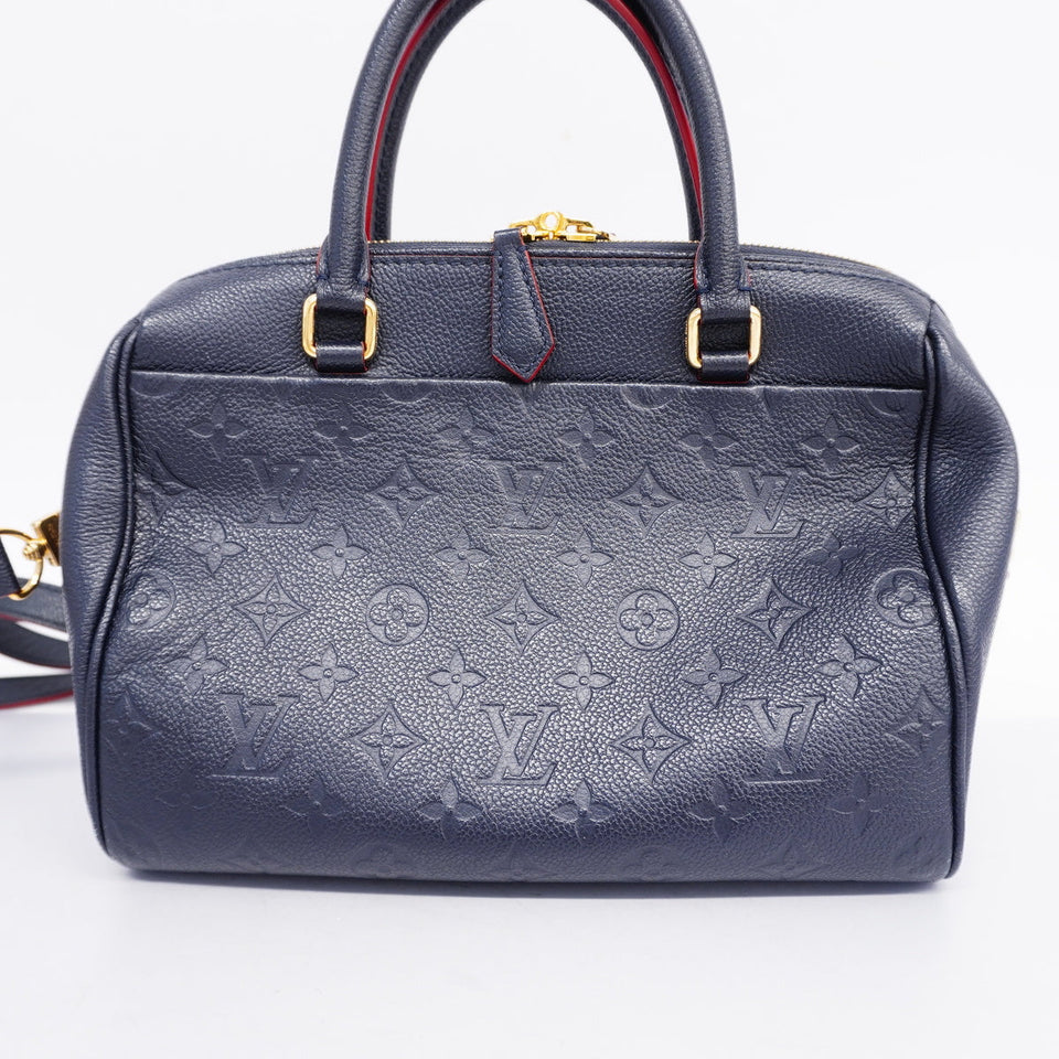 Louis Vuitton Implant Speedy Bandouliere 25 Marine Rouge Shoulder Bag