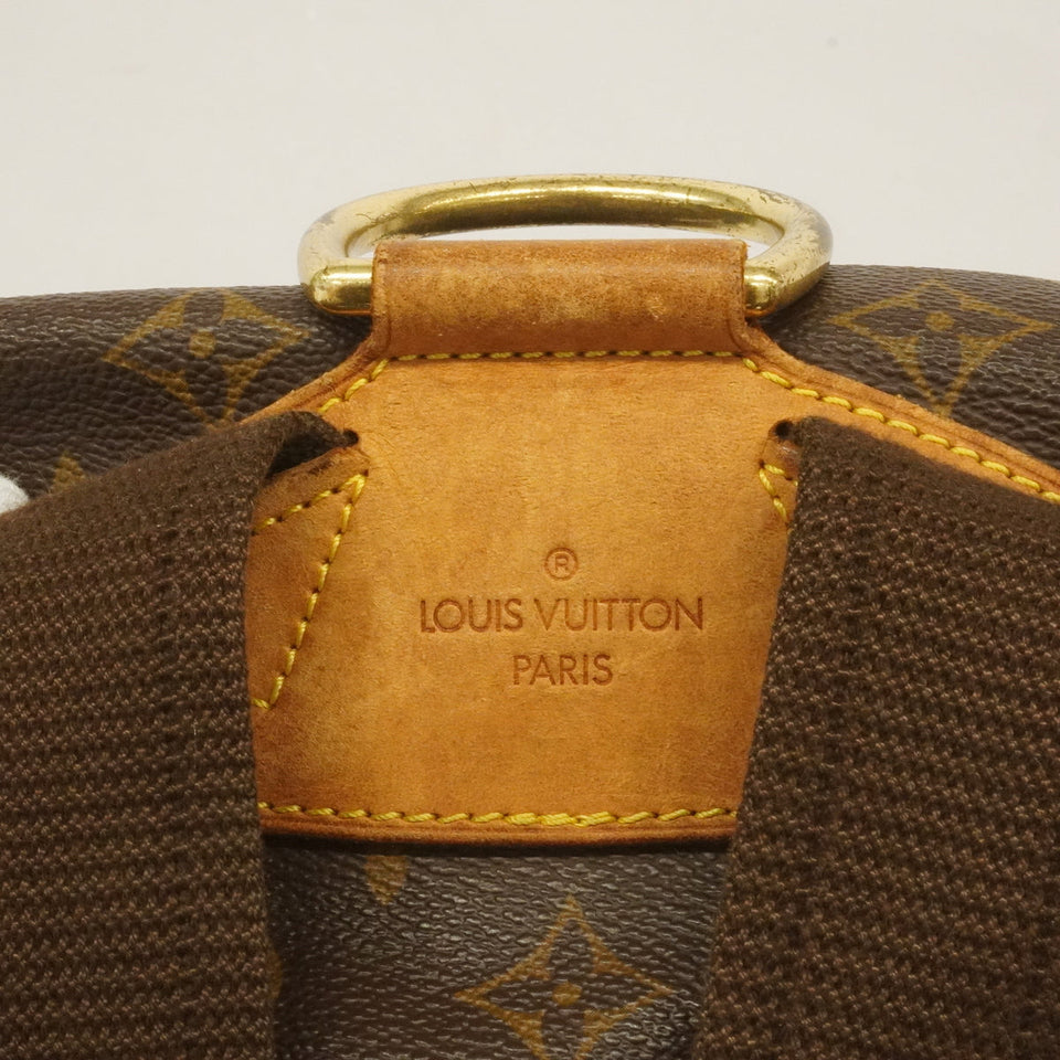 Louis Vuitton Monogram Montsouris GM Rucksack Bag Backpack Brown