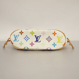 Louis Vuitton Handbag Monogram Multicolor Theda PM White