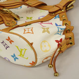 Louis Vuitton Handbag Monogram Multicolor Theda PM White