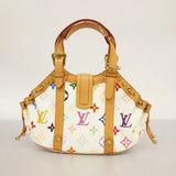 Louis Vuitton Handbag Monogram Multicolor Theda PM White