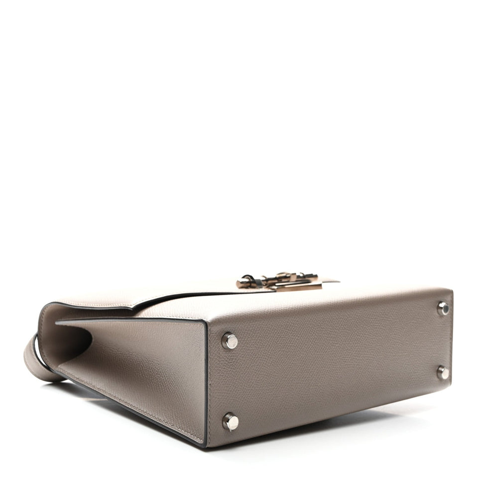 Hermes Epsom Verrou 21 Gris Asphalte
