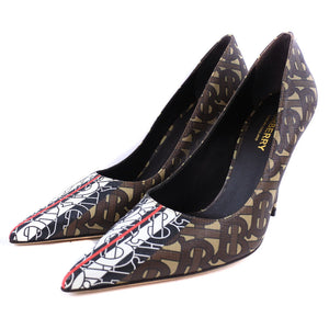 Burberry pumps 8018752 1003 PVC , Calfskin Brown Monogram Women 36