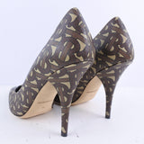 Burberry pumps 8018752 1003 PVC , Calfskin Brown Monogram Women 36
