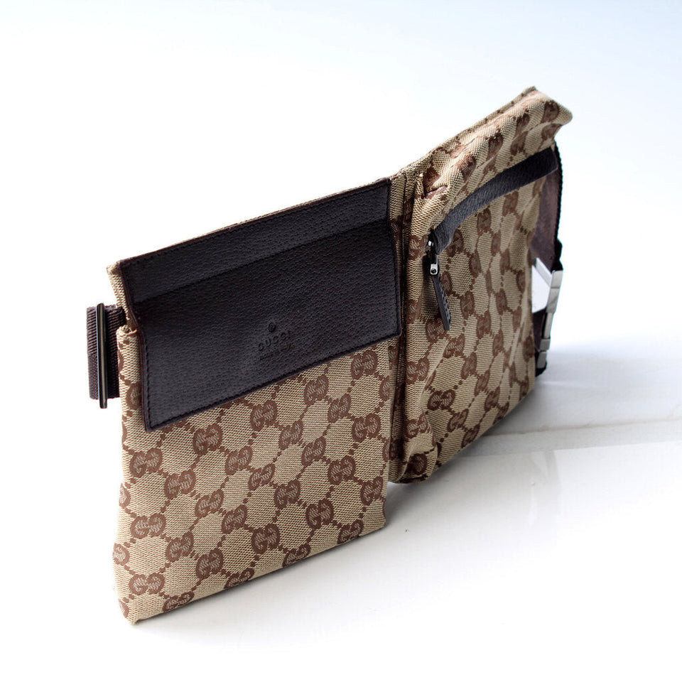 Gucci 28566 Waist Canvas Bag