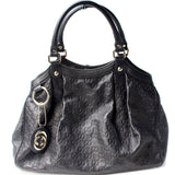 Gucci 211944 Sukey GG Leather Medium Bag