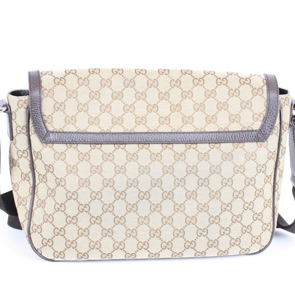 Gucci 449171 GG Canvas Messenger Bag